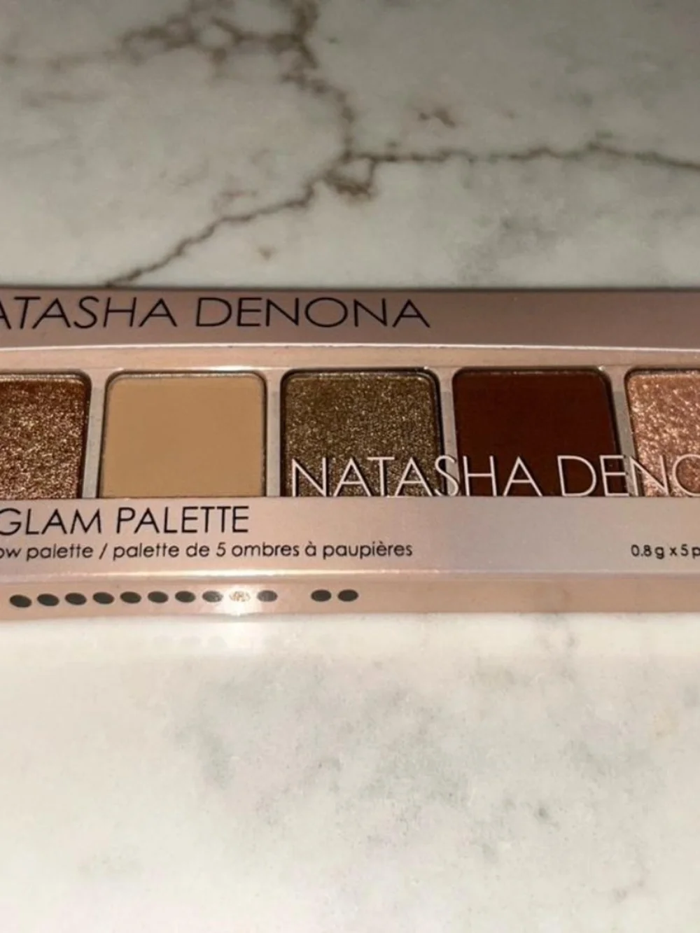 Natasha Denona Mini Glam Eyeshadow Palette Brand New In Box Five Shades